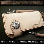 Biker wallet Leather WILD HEARTS z Y OEHbg v C_[YEHbg ^ Chn[c